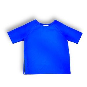 Rhyme Los Angeles, Blue Top with Zipper Detail XS
